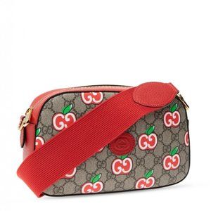 Gucci GG Supreme Canvas Apple Shoulder Bag